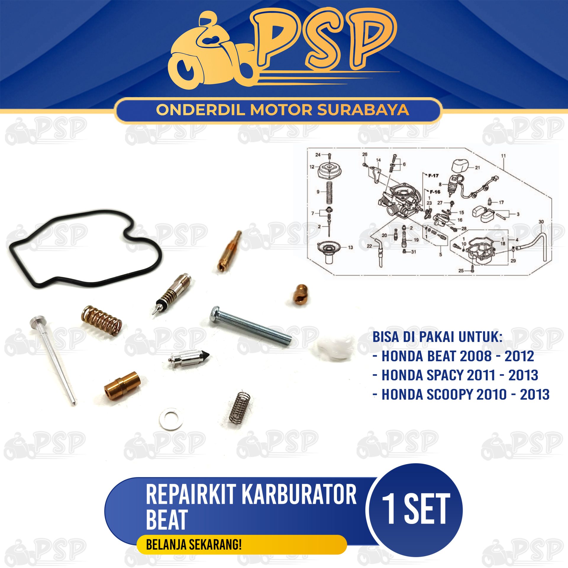 REPAIRKIT KARBURATOR BEAT PSP (1)