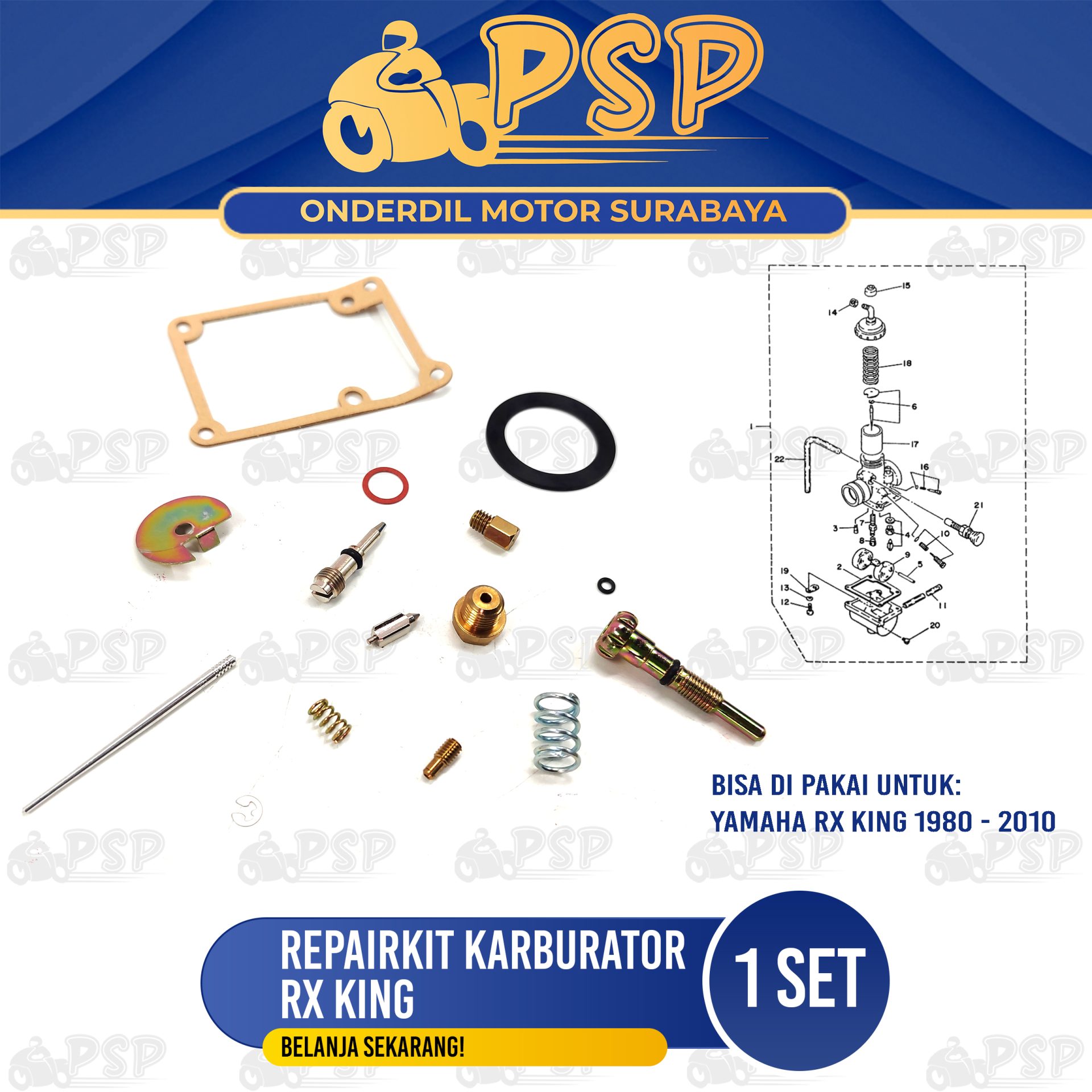 REPAIRKIT KARBURATOR RX KING PSP (1)