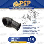 Karet Filter Karisma - Rubber Seat Saringan Udara Hawa CVT Join Joint Karburator Kirana Blade Revo