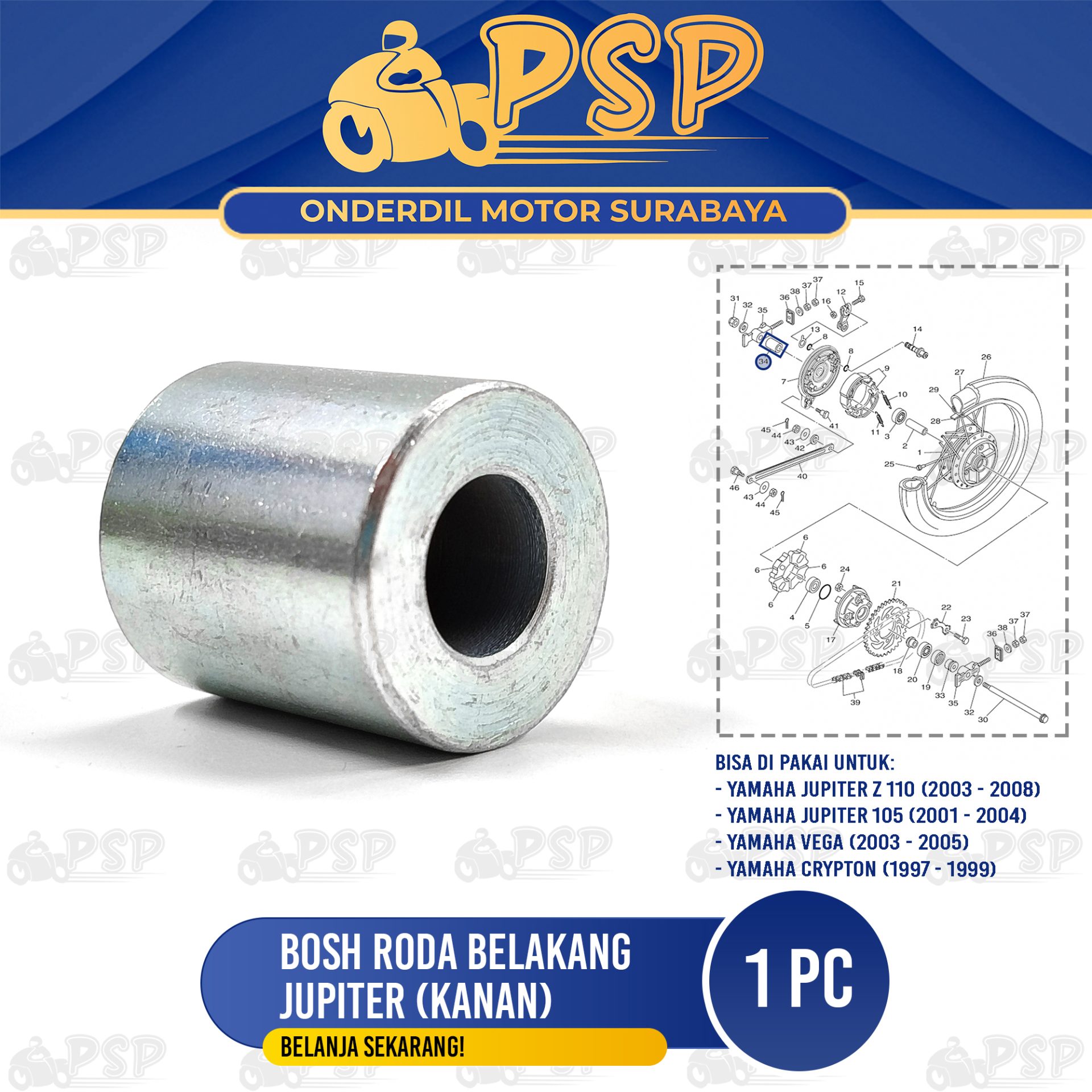BOSH RODA BELAKANG JUPITER (KANAN) PSP (1)