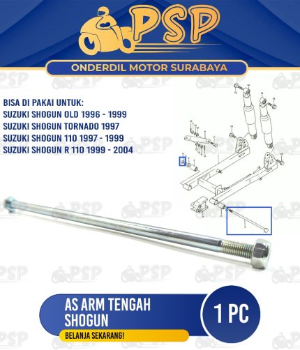 As Arm / Tengah Shogun - As Swing Arem Fork Forek Garpu Tengah Center Crystal Shogun Lama Shogun 125
