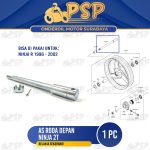 As Roda Depan Ninja R 150 -  As Tromol Fork Forek Depan + Mur Kawasaki Ninja RR Ninja SS