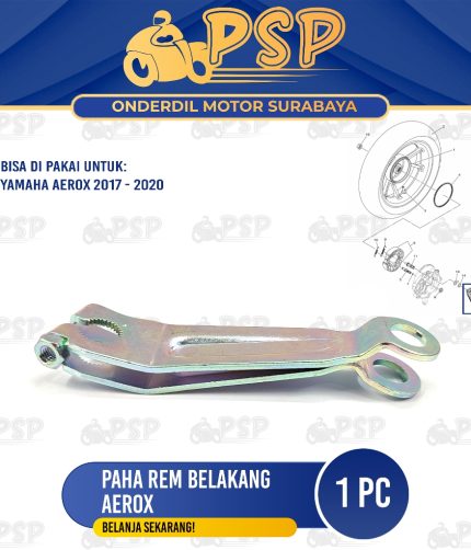 Paha Rem Belakang Aerox - Tuas Tarikan Kawat Rim Yamaha Aerox Lama 2017 AEROX 155 B65
