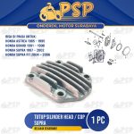 Tutup Silinder Head Cop Supra (Silver) - Cover Cylinder Head Kop Honda Astrea Grand Prima Supra Fit