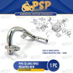 Pipa Emisi Megapro New Primus - Besi Selang AIS Honda Mega Pro Primus 2006 - 2009