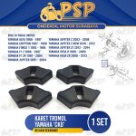 Karet Tromol Yamaha 1 Set (CKD) - Bantalan Dumper Nap Gear Gir Alfa Crypton FIZR Jupiter Z Vega ZR