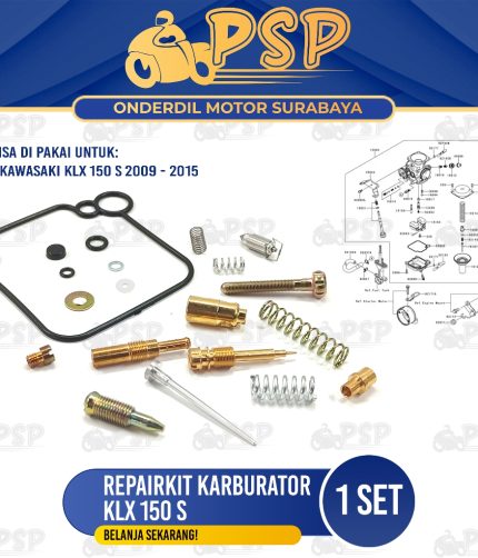 Repairkit Karburator KLX 150 - Repair Kit Parkit Spuyer Karbu Kawasaki Klx 150 S 2009 - 2015