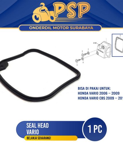 Seal Head Vario (SRM) - Karet Sil Gasket Cover Honda Vario Karbu KVB Vario CBS 2009 - 2013