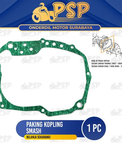 Paking Kopling Smash - Packing Gasket Block Blok Bak Samping Kopleng Kupling Crankcase Rengkes Kanan